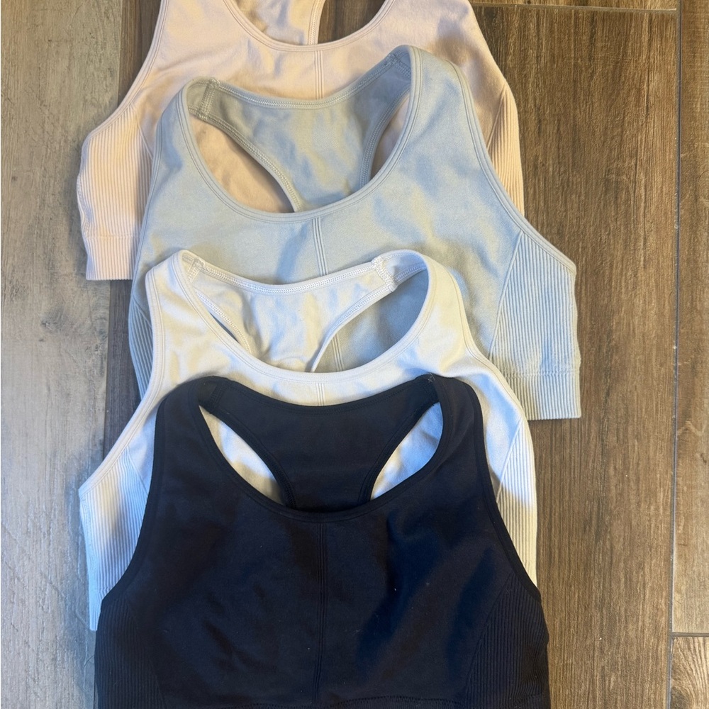 DSG Kids Sports Bras - Black, White, Grey & Pink
